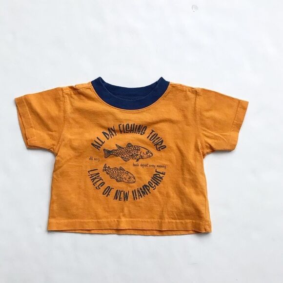Old navy fishing tours t-shirt  EUC 3-6 months - Picture 1 of 4